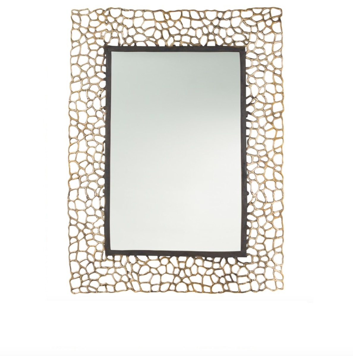 Designer Home luxury mirror with beautiful gold detailing at Luxuria London