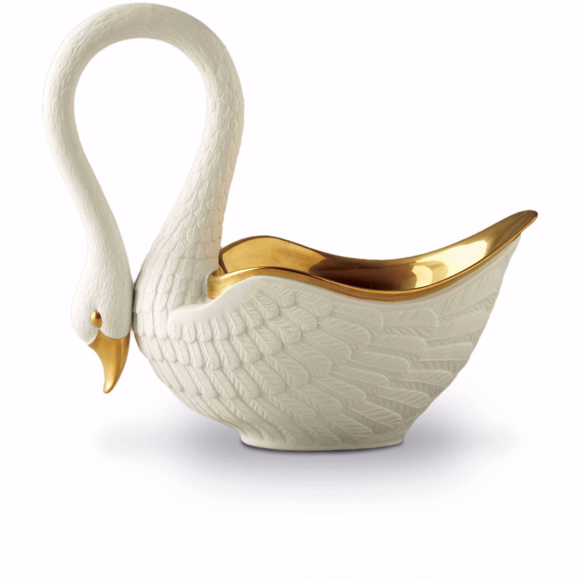Luxury accessory Swan bowl handmade in London Workshop by Luxuria London