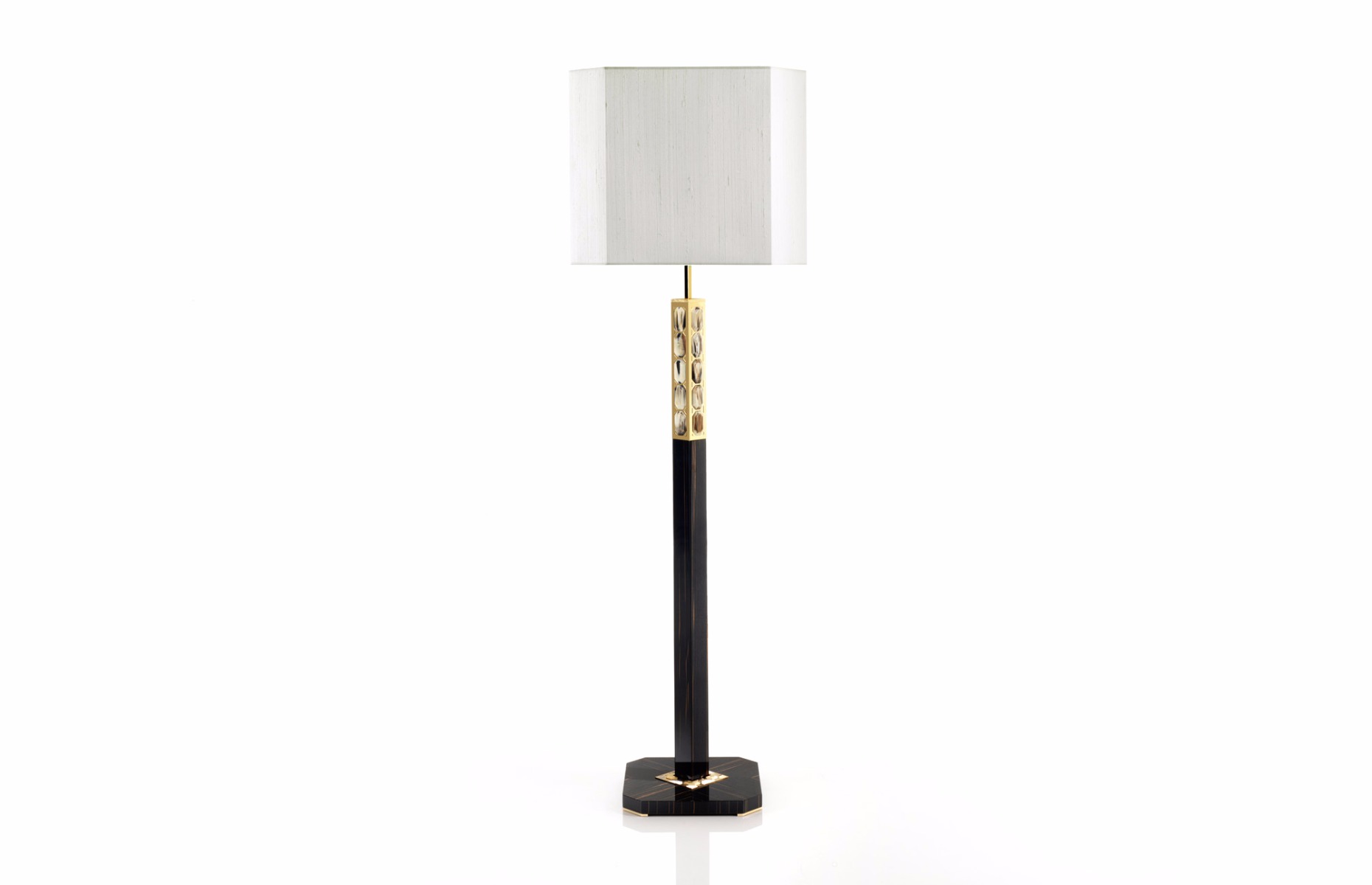 Luxury furniture Lamp with gold detailing at Luxuria London