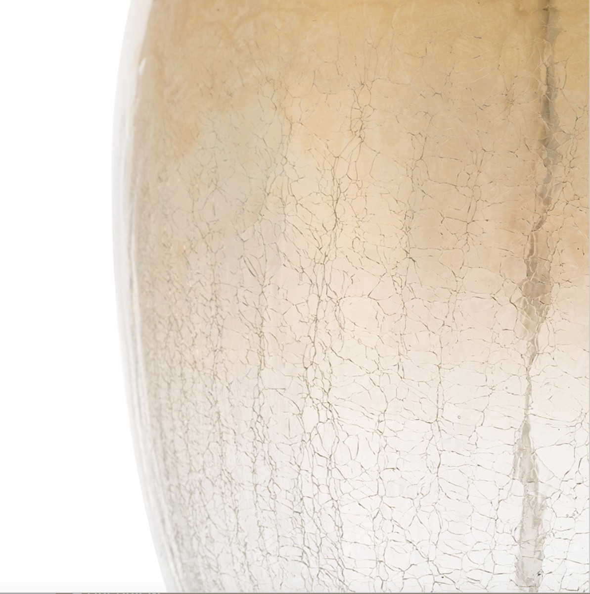 Beautiful Glass vase lamp from Luxuria London