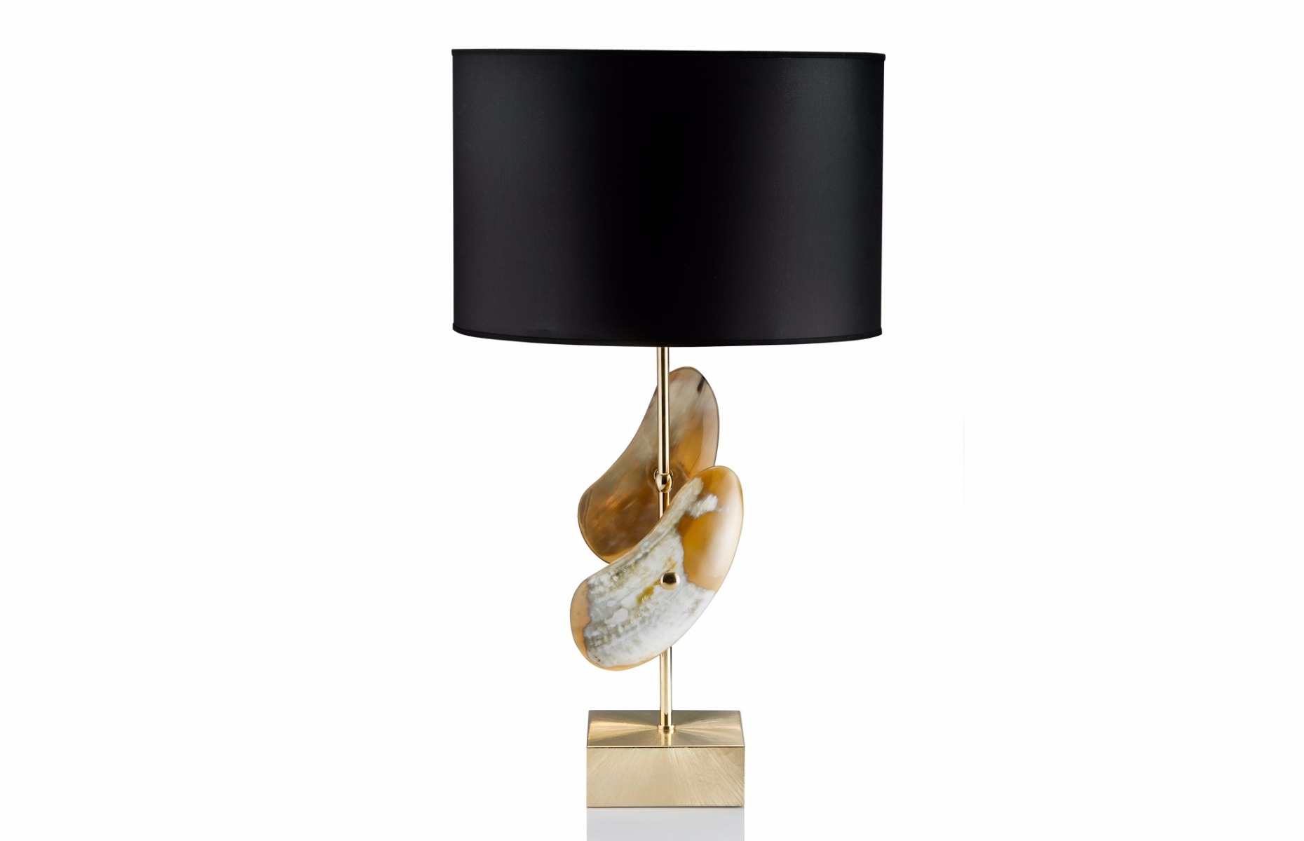 Luxury furniture table lamp with gold detailing at Luxuria London