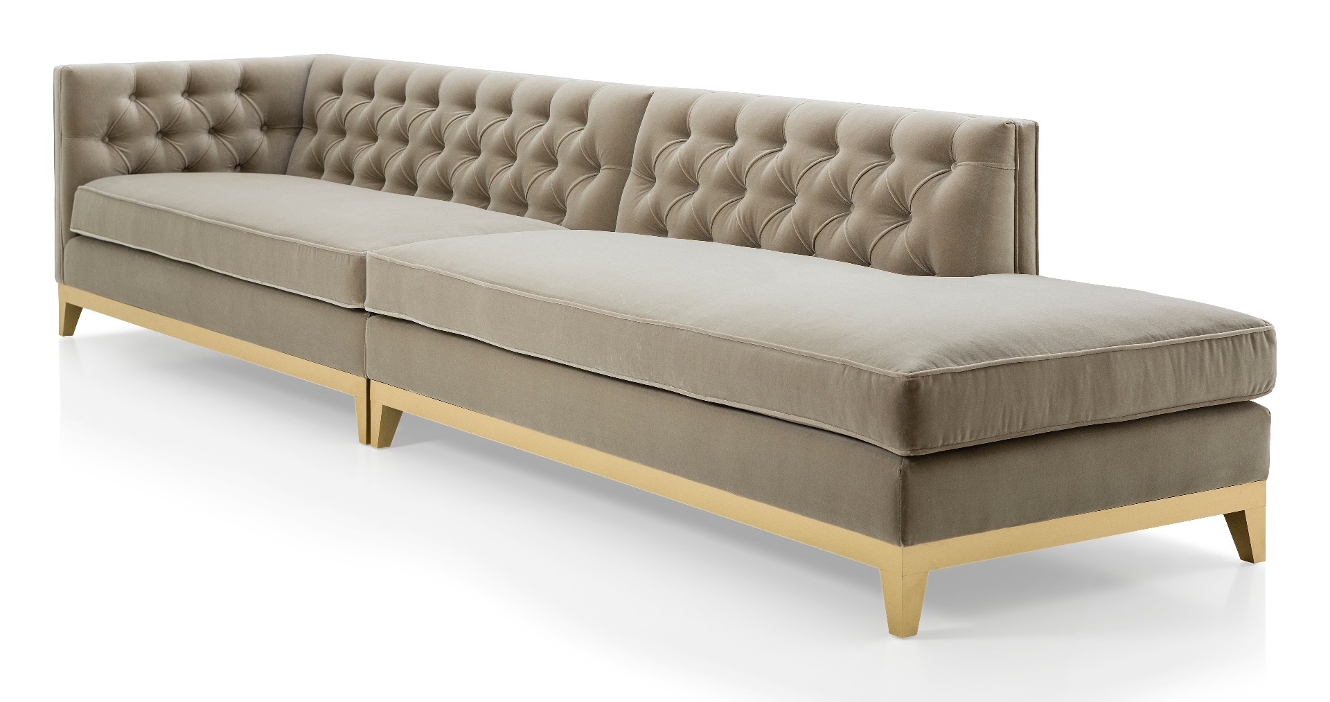 Luxury nude Barker Chaise by Luxuria London