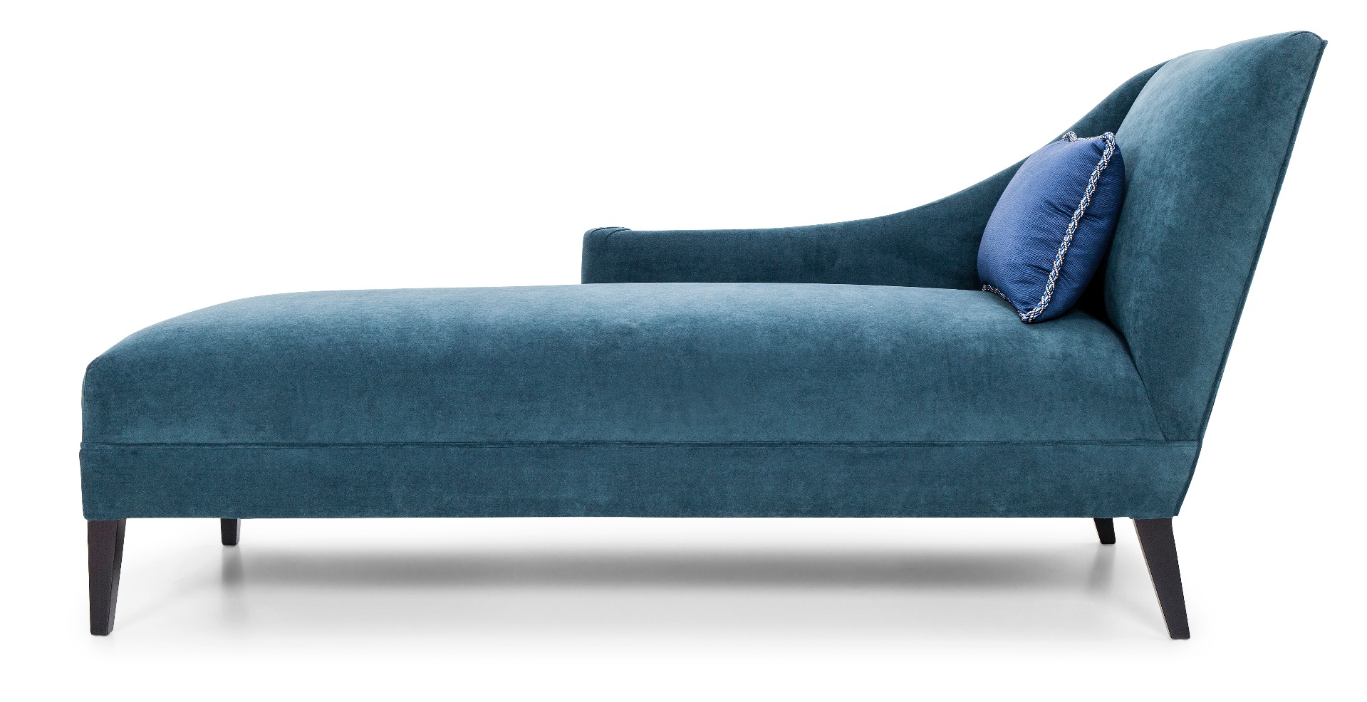 Luxury blue Connel Chaise by Luxuria London